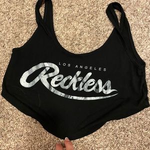 Reckless crop top